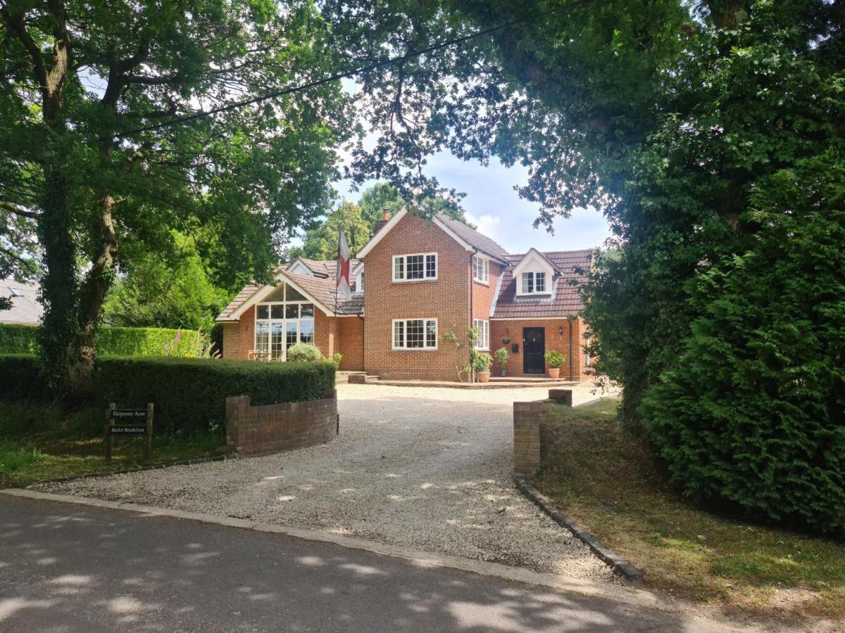 Ha'Penny Acre Bed & Breakfast Sherfield English ภายนอก รูปภาพ